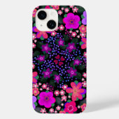 Blume und Berries Bright Beautiful Case-Mate iPhone Hülle (Rückseite)
