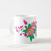 Blume und Berries Kaffeetasse (Vorderseite Links)