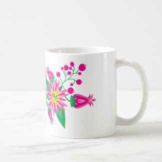 Blume und Berries Kaffeetasse