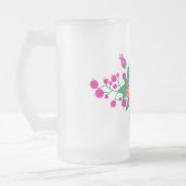 Blume und Berries Mattglas Bierglas (Links)