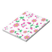 Blume und Berries Notizblock (Rotiert)