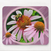 Blume und Biene Mousepad (Vorne)