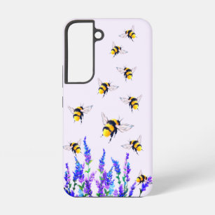 Blume und Bienen, die Samsung Galaxy fliegen Samsung Galaxy Hülle