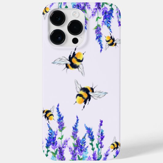 Blume und Bienen im Frühjahr Case-Mate iPhone Hülle (Rückseite)