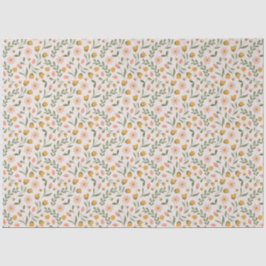 Blume und Bienen im Frühjahr Seidenpapier