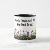 Blume und Bienen Kaffee Tasse (Zentrum)