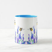 Blume und Bienen Kaffee-Tasse Tasse (Zentrum)