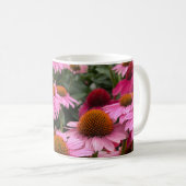Blume und Bienen Kaffeetasse (VorderseiteRechts)