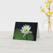 Blume-und-Bienen Karte (Gelbe Blume)