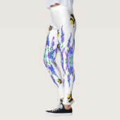 Blume und Bienen Leggings Frische Frühling (Links)