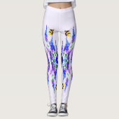 Blume und Bienen Leggings Spring Joy (Vorderseite)