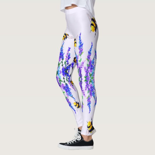 Blume und Bienen Leggings Spring Joy (Links)