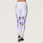 Blume und Bienen Leggings Spring Joy (Rückseite)