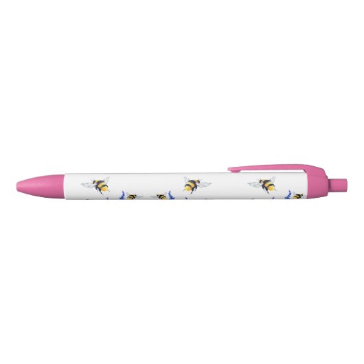 Blume und Bienen Pen Spring Joy Kugelschreiber (Oberseite)
