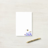 Blume und Bienen Post-it®-Hinweise Post-it Klebezettel (Auf Schreibtisch)