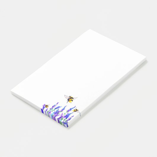 Blume und Bienen Post-it®-Hinweise Post-it Klebezettel (angewinkelt)