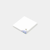 Blume und Bienen Post-it Klebezettel (angewinkelt)