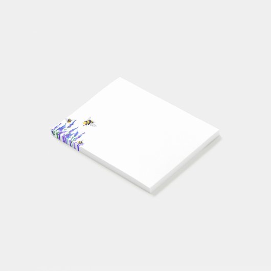 Blume und Bienen Post it Notes Frühjahr Post-it Klebezettel (angewinkelt)