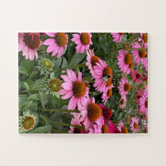 Blume und Bienen Puzzle (Horizontal)