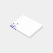 Blume und Bienen Sticky Notes Frühjahr Post-it Klebezettel (angewinkelt)