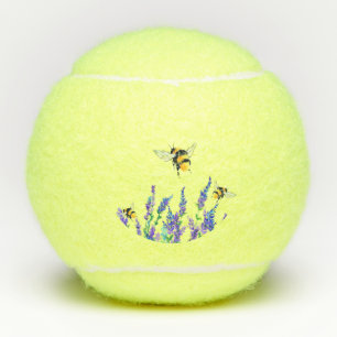 Blume und Bienen-Tennisplätze Tennisbälle