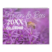 Blume und Bienenblüten - Kalender 2025 (Titelbild)