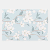 Blume- und Bienengestänge Geschenkpapier Set (Vorderseite)