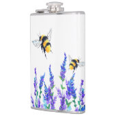 Blume- und Bienenkolben Flachmann (Links)