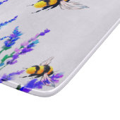 Blume- und Bienenstockfeder Schneidebrett (Ecke)