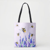 Blume- und Bienenstockfeder Tasche (Vorderseite)