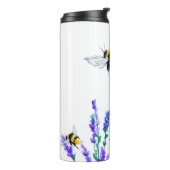 Blume und Bienenwärmer Thermosbecher (Nach links gedreht)