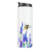 Blume und Bienenwärmer Thermosbecher (Nach rechts gedreht)