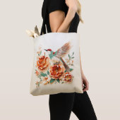 Blume und Bird Paper Cut Craft Design. Tasche (Von Nahem)