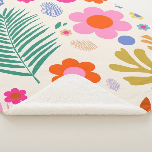 Blume und Blätter 04 Farbenfrohe Blüte Sherpadecke (3/4)