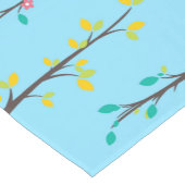 Blume und Blätter dekorative Baumzweige Kurzer Tischläufer (Ecke)