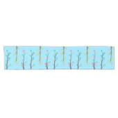 Blume und Blätter dekorative Baumzweige Kurzer Tischläufer (Horizontal)