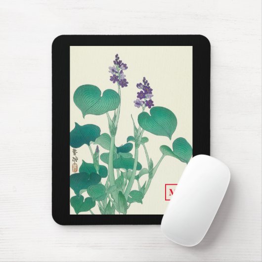 BLUME UND BLÄTTER DER MAUSTASTE JAPANISCHE DIY MOUSEPAD (Mit Mouse)