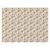 Blume und Blätter der modernen Erde Tischdecke (Vorderseite (Horizontal))