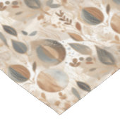 Blume und Blätter der modernen Erde Tischdecke (Schrägansicht)