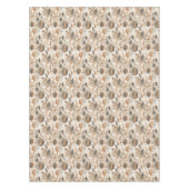 Blume und Blätter der modernen Erde Tischdecke (Vorderseite)