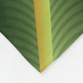 Blume und Blätter des Paradieses Fleecedecke (Ecke)