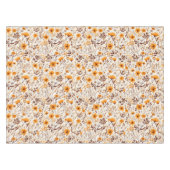 Blume und Blätter für den Herbst in Aquarellfarben Tischdecke (Vorderseite (Horizontal))