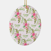 Blume und Blätter Keramik Ornament (Rechts)