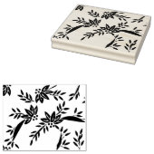 Blume und Blätter Musterkunst Briefmarke Gummistempel (Stempel)