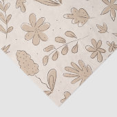 Blume und Blätter Seidenpapier (Detail)