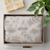 Blume und Blätter Seidenpapier (Geschenk)