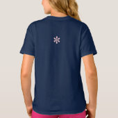 Blume und Blätter T-Shirt (Rückseite)