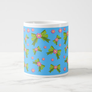 Blume und Bögen Jumbo-Tasse