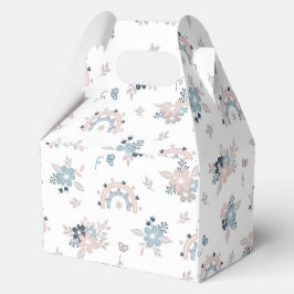 Blume und Boho Nahtloses Muster Geschenkschachtel