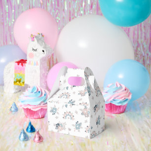 Blume und Boho Nahtloses Muster Geschenkschachtel